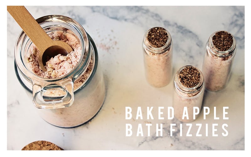 Baked Apple Bath Fizzies