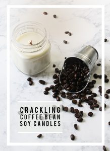 Crackling Coffee Bean Soy Candles