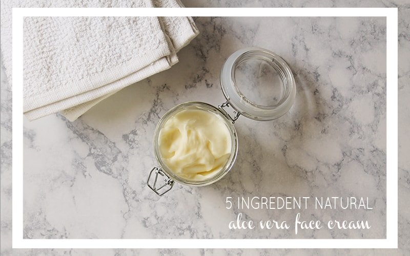 DIY Aloe Vera Face Cream Ingredients