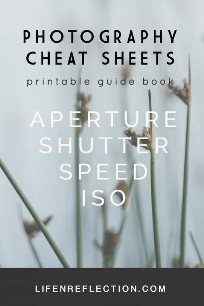 photography cheat sheets