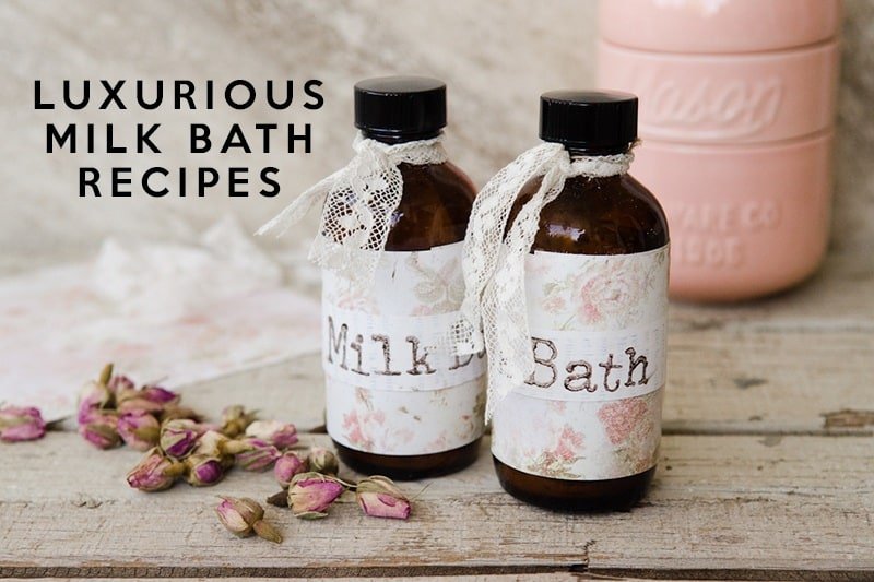 3 Ways to Make a Luxurious Natural Milk Bath
