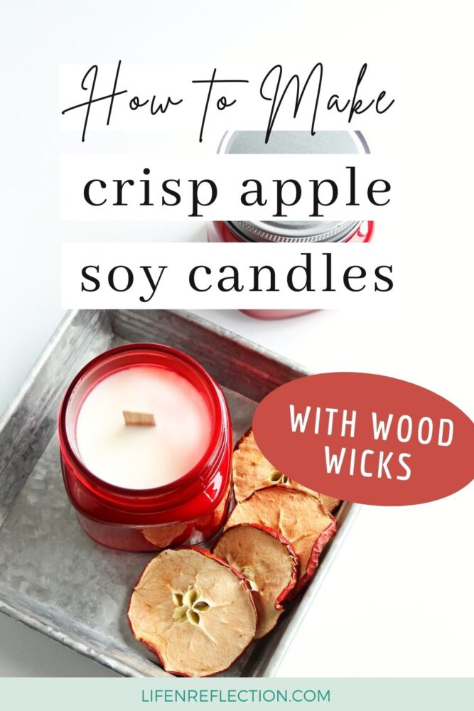 Many Americans agree the crisp scent of apple is a classic candle scent to be enjoyed all year round! Here's how to make crisp apple soy candle jars.