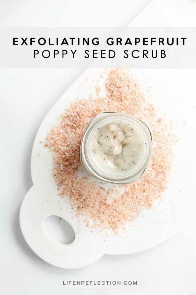 Exfoliating Grapefruit Poppy Seed Scrub