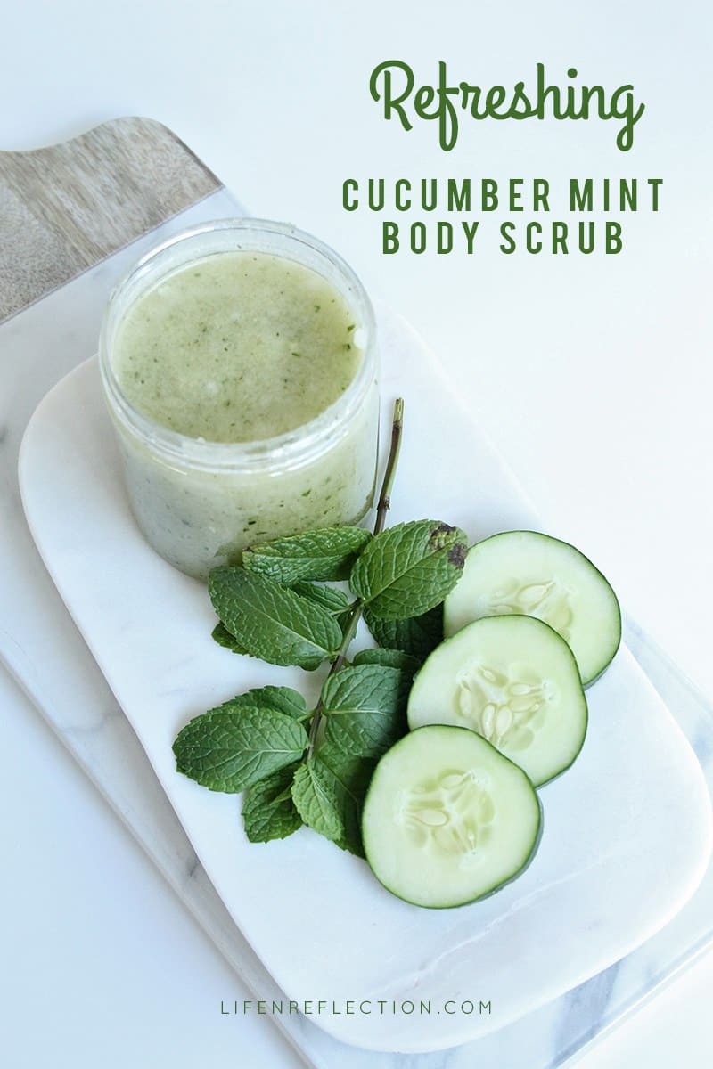Refreshing Cucumber Mint Body Scrub