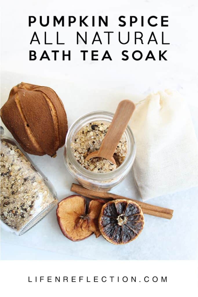 DIY Pumpkin Spice Bath Tea