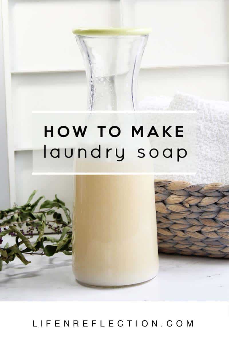 Homemade Liquid Laundry Soap, Borax Free & HE Approved