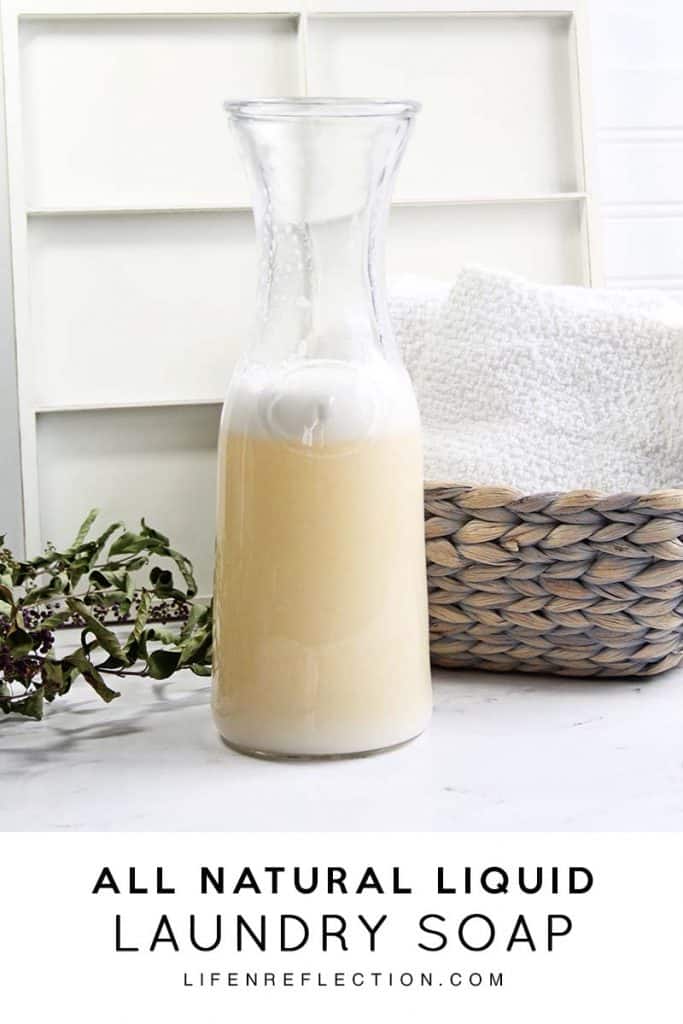 homemade liquid laundry soap