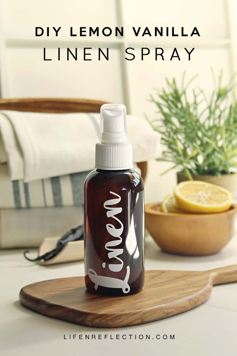 Make a Perfectly Fresh Lemon Vanilla DIY Linen Spray