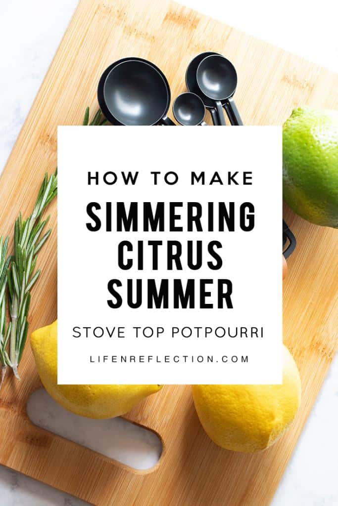 Citrus Summer Stove Top Potpourri Recipe