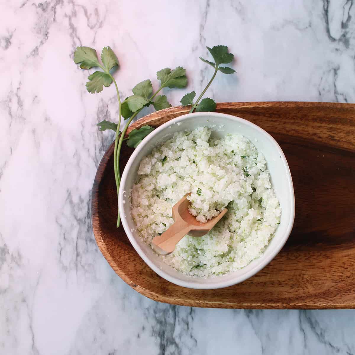 Zesty Cilantro and Lime DIY Salt Glow for Radiant Skin