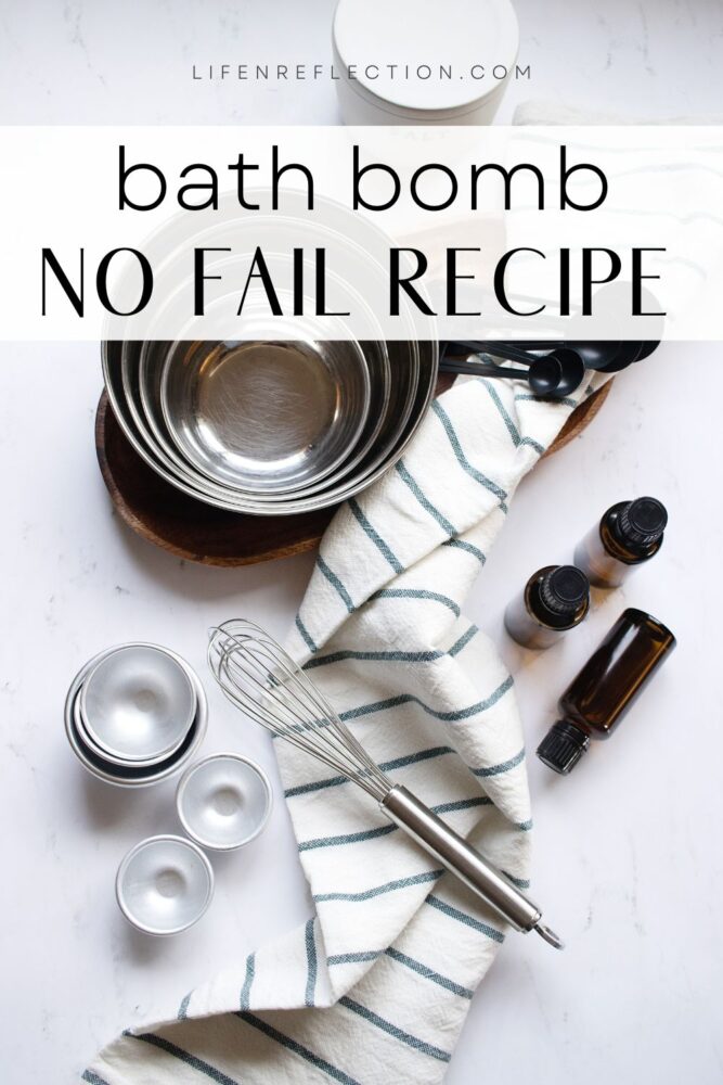 Learn how to make bath bombs with success using this no fail bath bomb recipe.