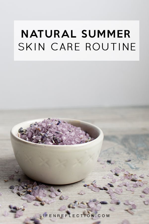 summer skin care checklist with homemade beauty recipes