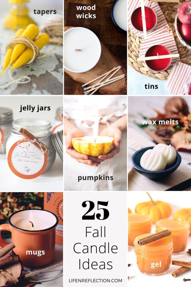 25 Homemade Fall Candles Ideas
