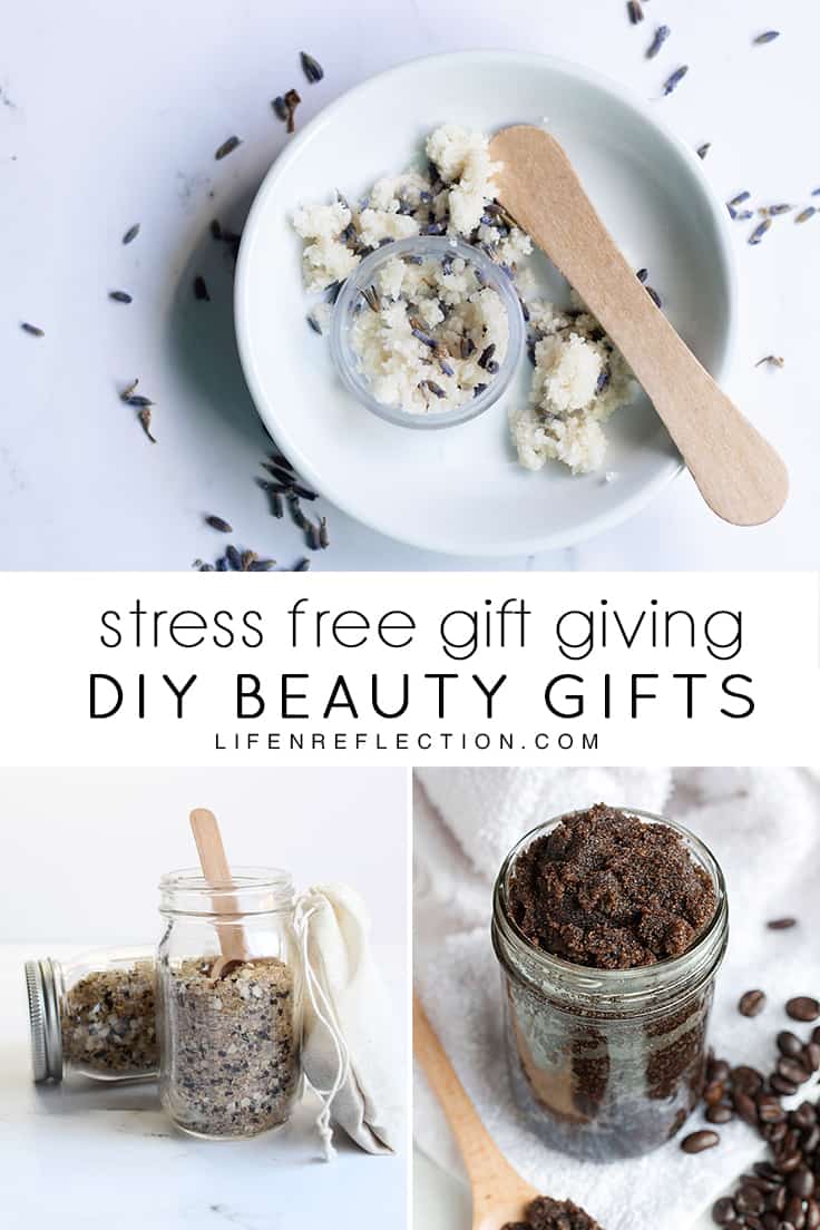 Take the Stress Out of Gift Giving with more than 20 DIY beauty gift ideas! 