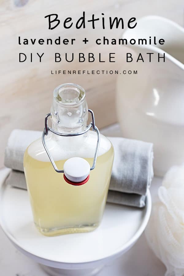 Bedtime Homemade Bubble Bath: perfect for mommies and their little ones.
