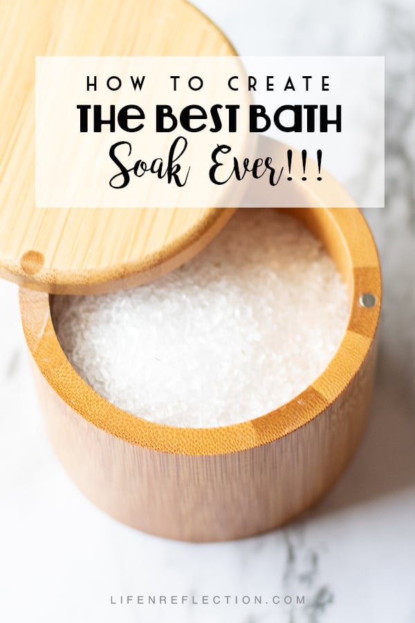 How can you warm up, clear the mind, hydrate skin, and release muscle tension all at once? … A DIY Bath Soak!