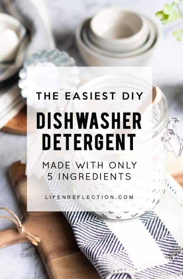 What’s not to love? This recipe for an all natural homemade dishwasher detergent is made from simple, non-toxic ingredients that will keep your dishes clean and sparkly.