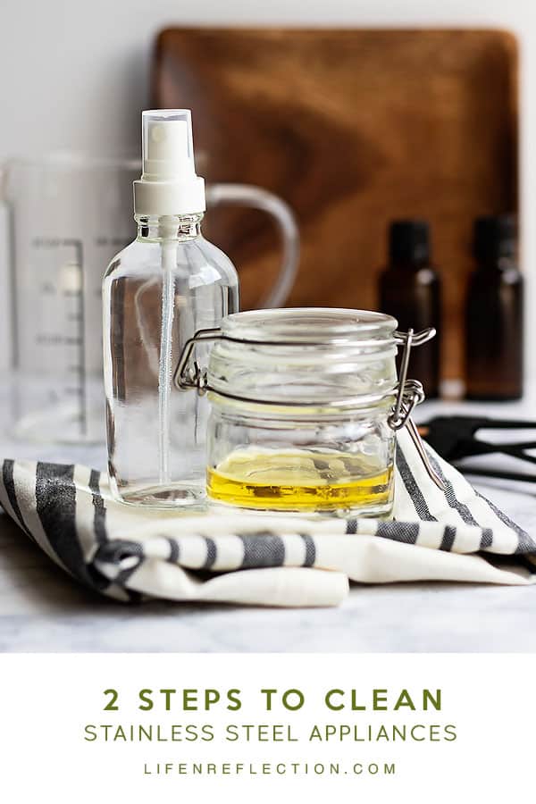 KISS those Smudges and Fingerprints - GOODBYE with an easy Two-Step Method to Clean Stainless Steel.