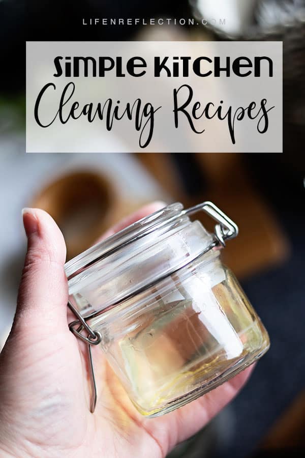 I’ve been cleaning my kitchen for years with these simple natural cleaning recipes