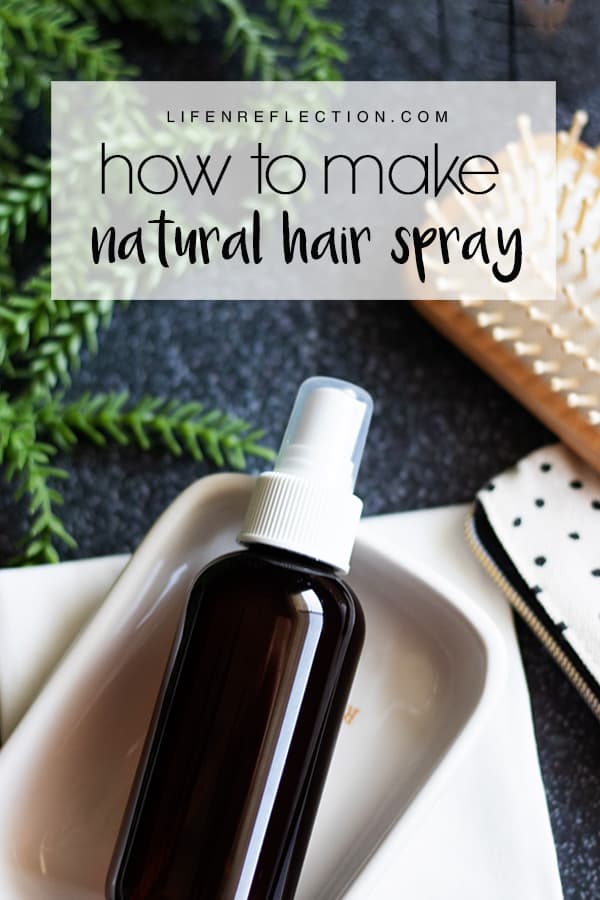 Finding a homemade hair spray recipe that works and doesn’t contain alcohol is a challenge. But, one that I successfully met! Turns out making homemade hair spray without alcohol is much easier than I expected.