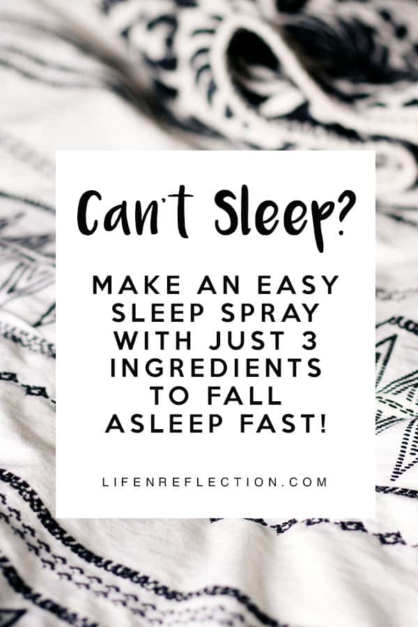 Use a DIY sleep spray to fall asleep fast or find solace and relaxation during the day.