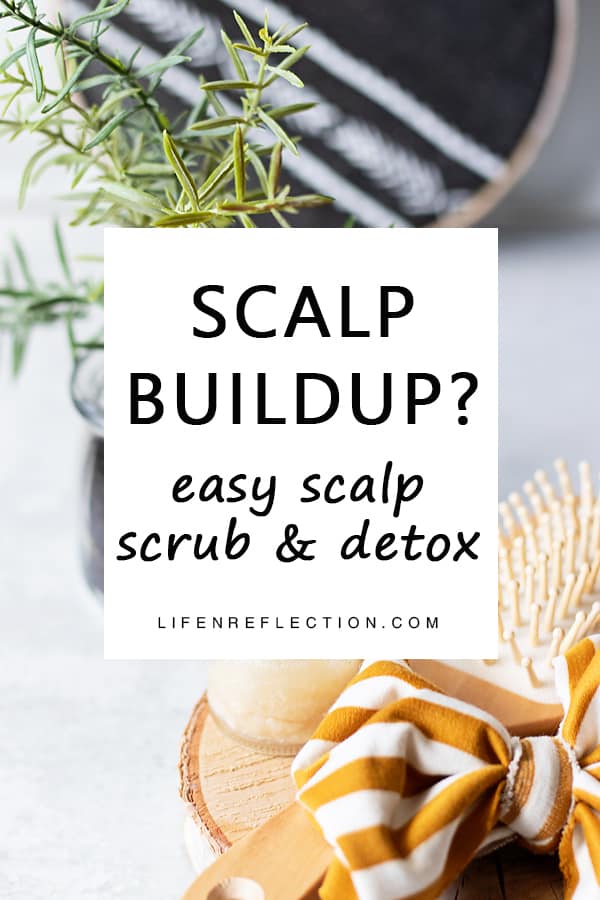 Dealing with scalp build up? Get rid of it now with an easy DIY scalp scrub and detox!