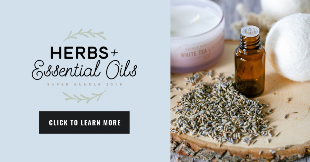 Everything you need to use herbs & essential oils in your home - in one comprehensive package. It’s like a natural living library in itself!