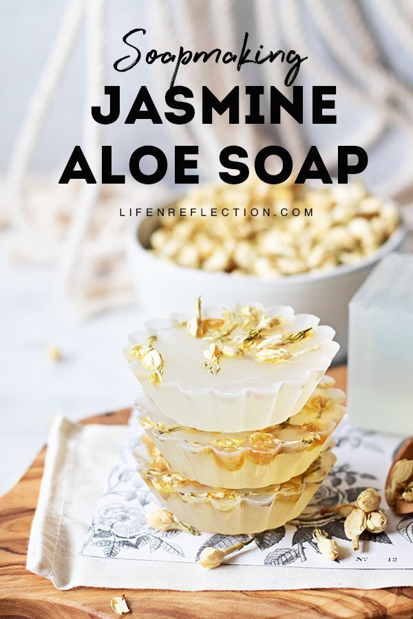 Are you in love with soap making too? Come make jasmine aloe vera soap with me!!