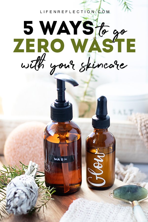 Thankfully, I broke the "more is better" mindset by creating a DIY zero waste skincare routine. And I’m showing you how I did it with natural and plastic free skin care tools and products.