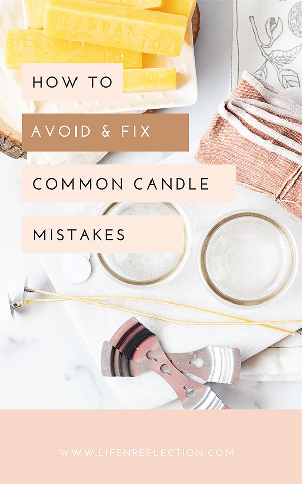 Take my word for it, candle making takes time and effort but it’s so worth it when you enjoy the comfort of a handcrafted candle. Find 12 common candle problems and how to fix them in or candle making guide. 