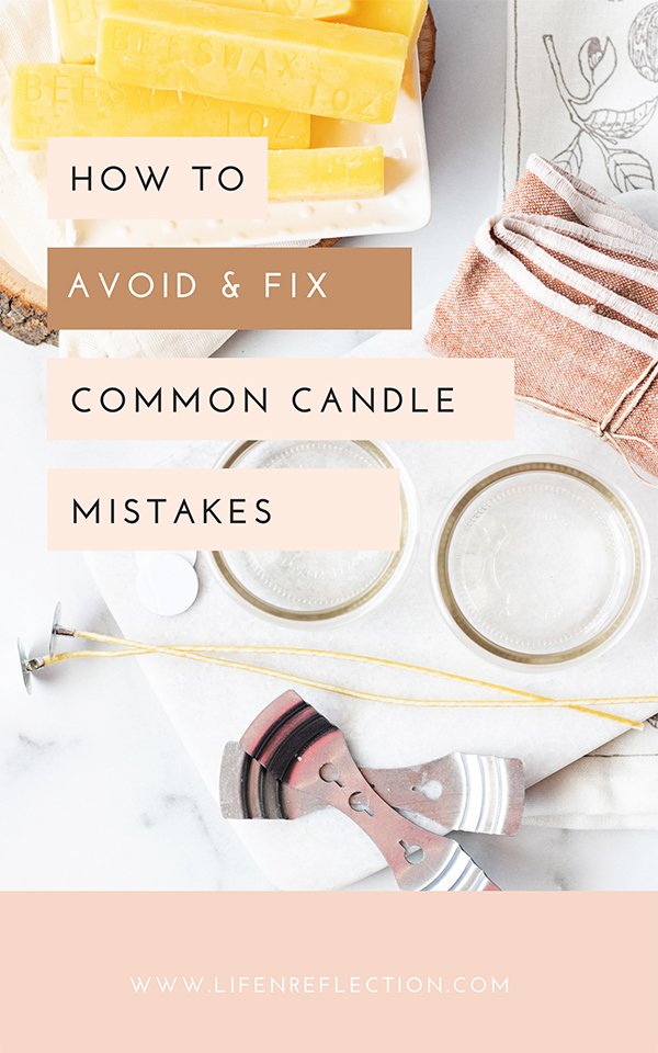 Take my word for it, candle making takes time and effort but it’s so worth it when you enjoy the comfort of a handcrafted candle. Find 12 common candle problems and how to fix them in or candle making guide.