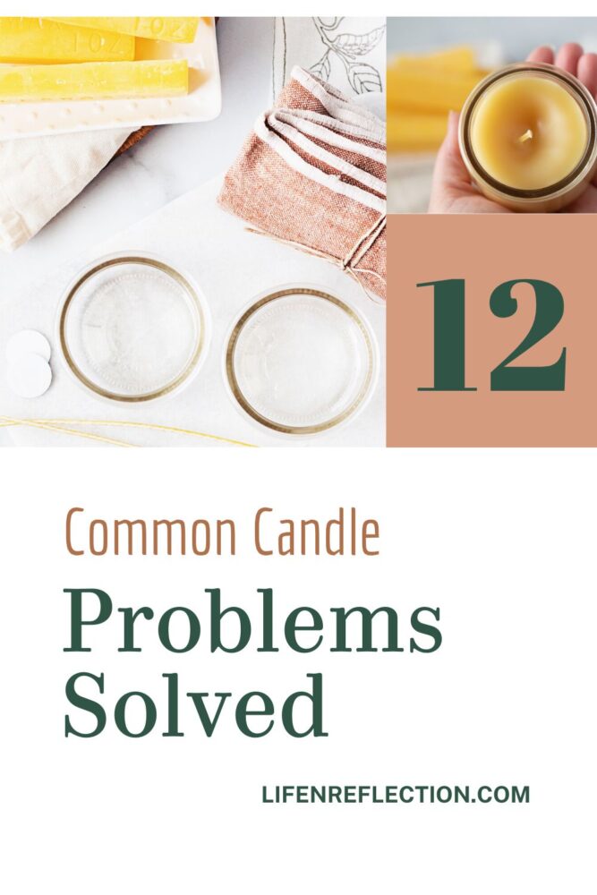 Take my word for it, candle making takes time and effort but it’s so worth it when you enjoy the comfort of a handcrafted candle. Find 12 common candle problems and how to fix them in or candle making guide.