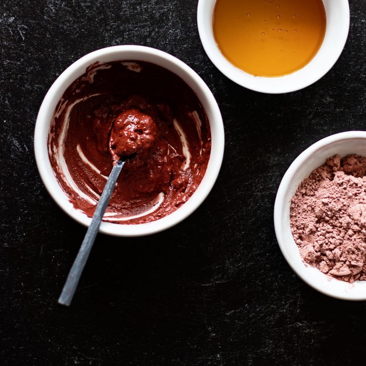 Boost collagen production at home with a DIY collagen face mask made from collagen powder and rose clay!