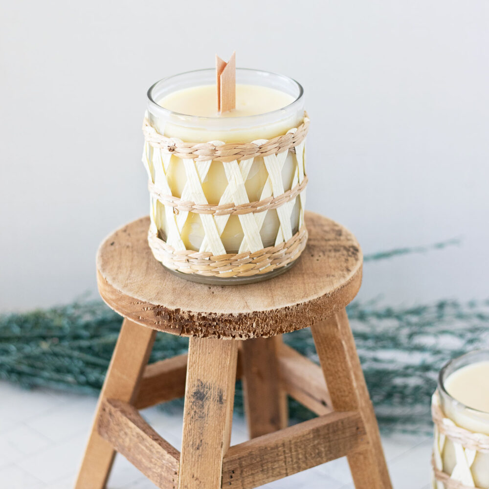 Citronella candles for outdoor natural mosquito repellent are best when made with real citronella oil and other natural ingredients. Here’s how to make a DIY citronella candle the right way! 