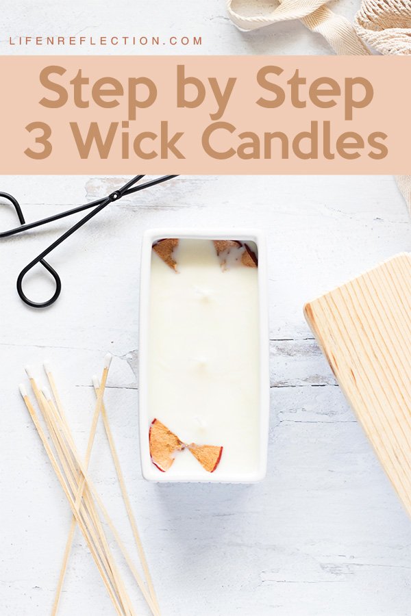 I’ll walk you through the ins and outs of multi wick candles. From FAQs to a full candle making tutorial and a printable candle wick size chart for multiple wick candles.