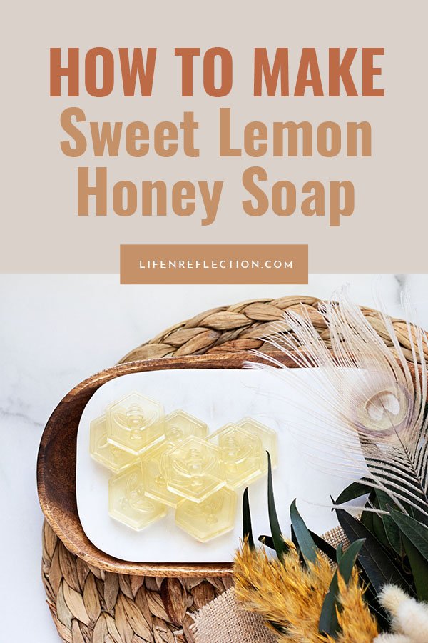 The sky’s the limit when it comes to making soap with a melt and pour base. And this new lemon honey soap recipe has me buzzing!