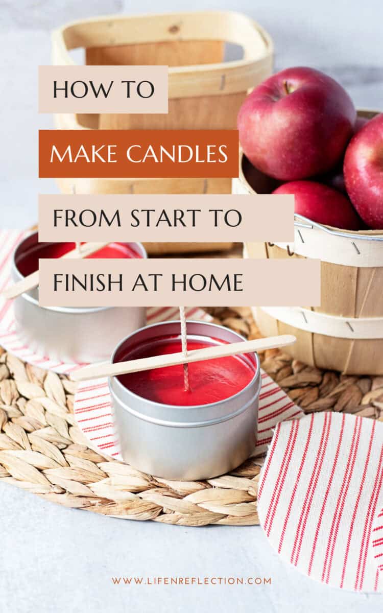 I adore autumn days and pretty much everything about the season. With this all-in-one candle making kit, I’ll show how to make easy apple cider candles tins from start to finish!!