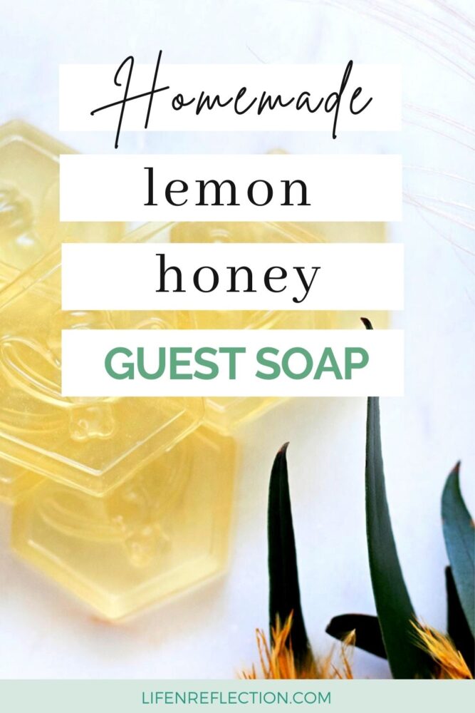 I’ve gifted many of these adorable honey soap tarts to family and friends. And they make great homemade guest soaps too!