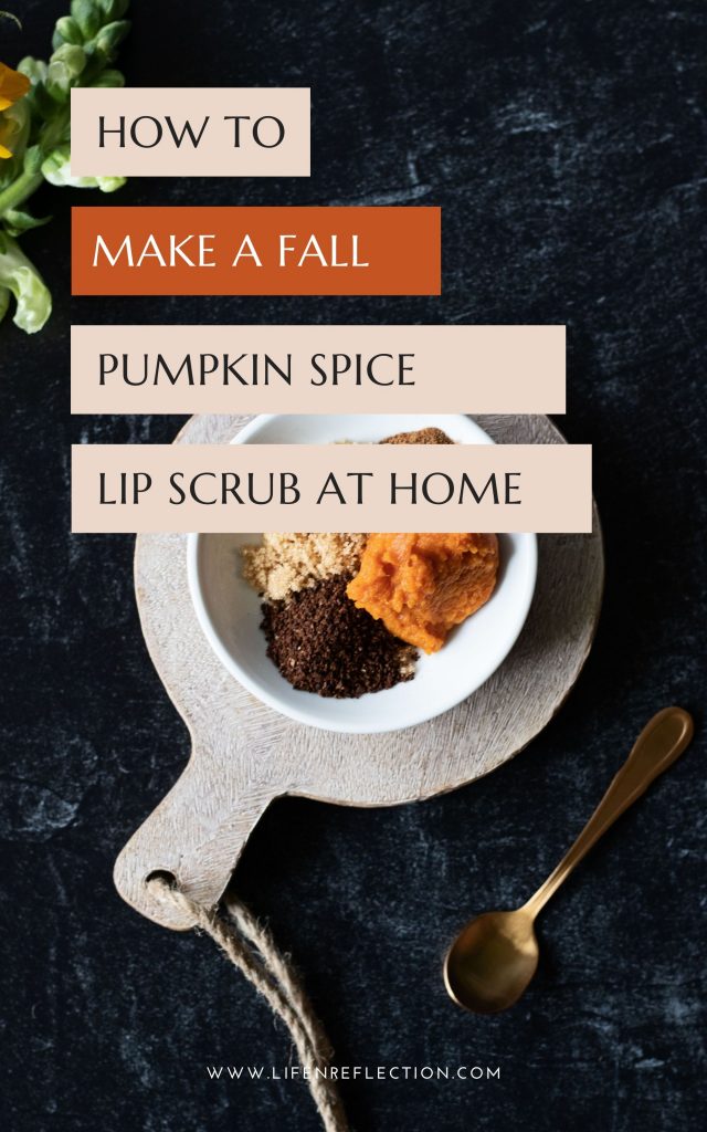 What if you could get all the taste of a PSL without the calories in one easy to make lip scrub recipe?