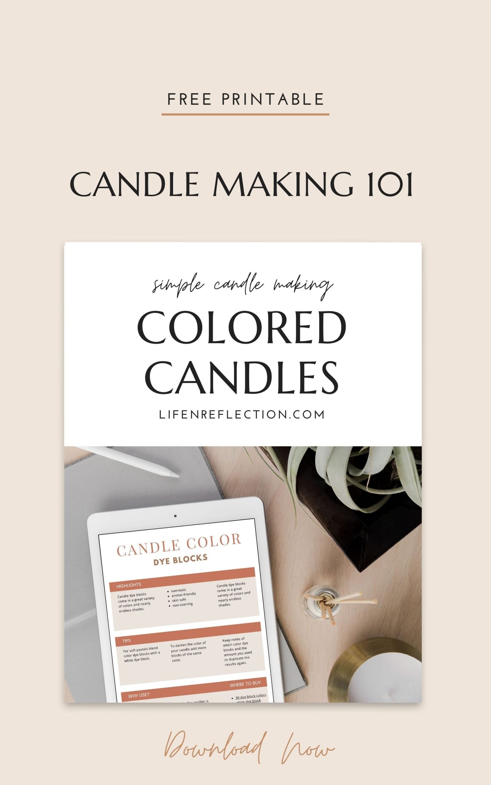10 Creative DIY Colored Candles