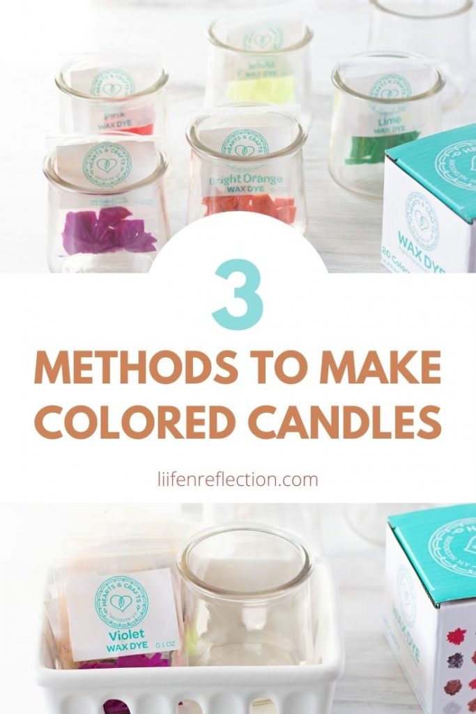 3 methods that work to make colored candles at home