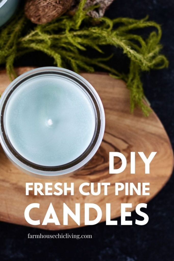 Anyone can make these farm-fresh pine candles with this step by step candle making tutorial.