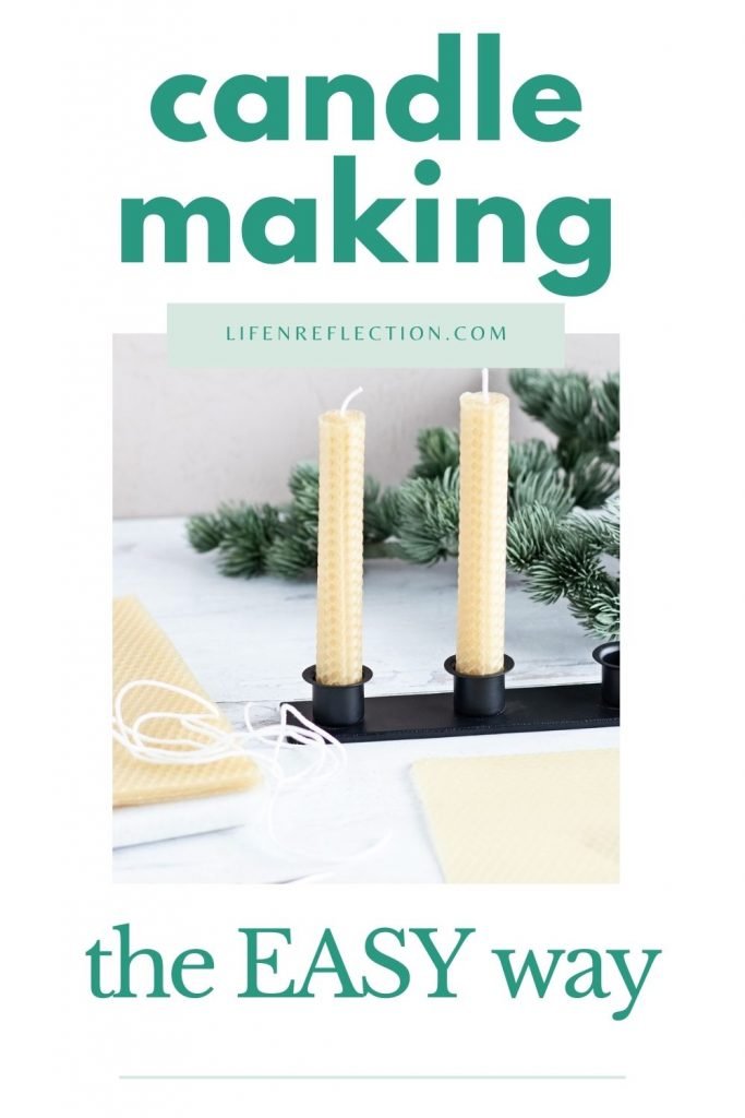The best part about how to make rolled beeswax candles is how extremely easy it is!