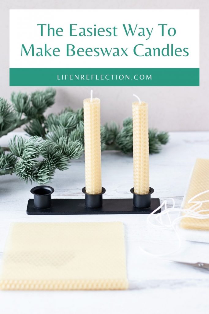 Want to know how to make rolled beeswax candles? Print our step by step candle making tutorial for the perfect beeswax candle tapers!
