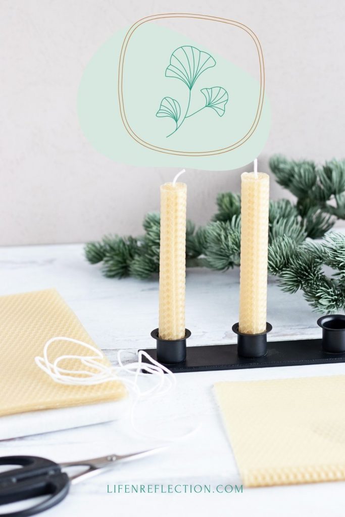 Rolled beeswax candles are the no-fuss way to make candles. No boiling water, no difficult measurements, no pouring hot wax, or no dipping into hot wax either.