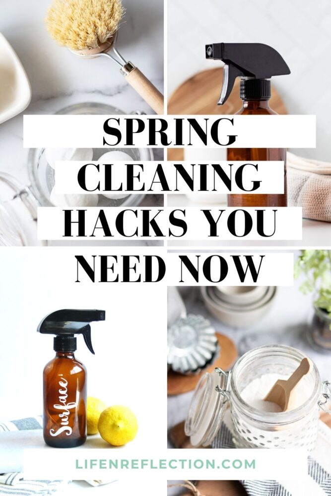 If you’re struggling to start cleaning you need these quick spring cleaning hacks!