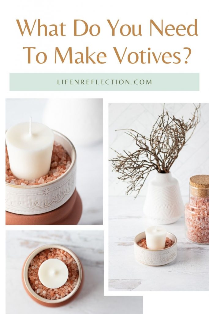 What do you to make votive candles at home? How much wax is needed for a votive candle?