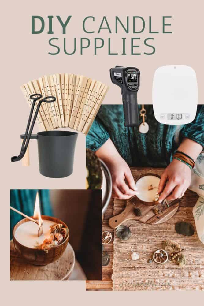 What candle making equipment do you need to make good candles? I’ve included everything I use to make candles at home in this DIY Candle Making Supplies List.