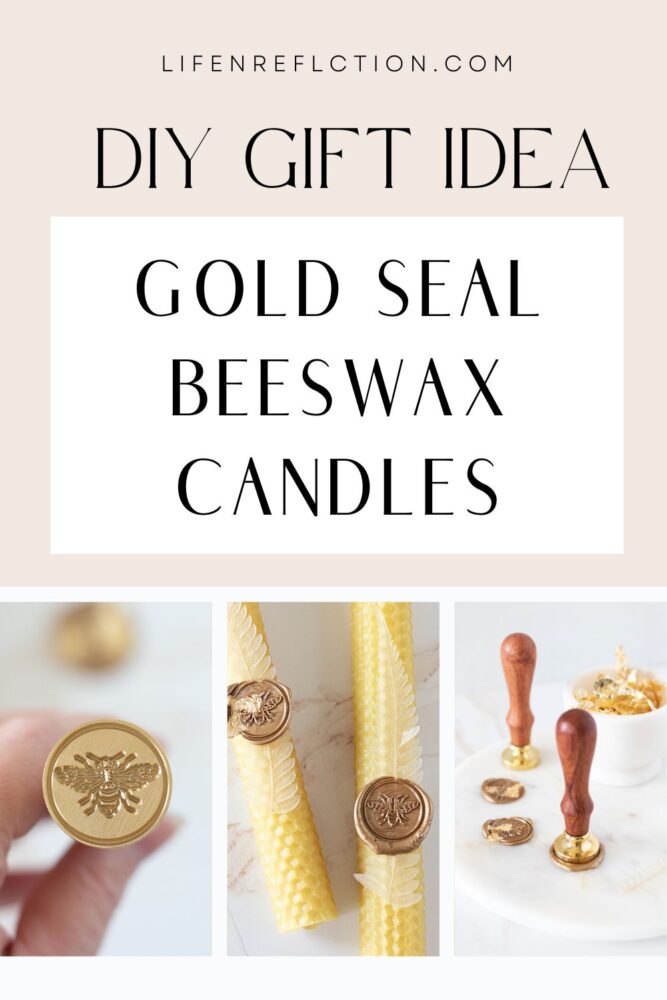 A pair of hand-rolled beeswax candles make a wonderful handmade gift too. A great choice of gift any time of the year for any occasion. Learn add a honey bee gold wax seal to candles for gifting!