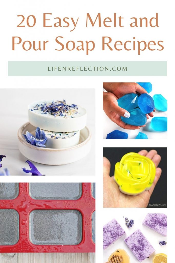 I am so excited to share with you these 20 easy melt and pour soap recipes for beginners!